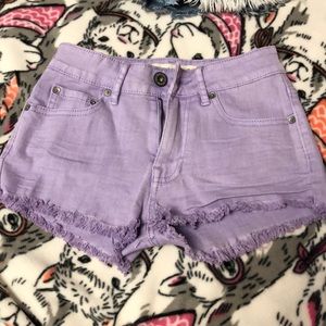 Lavender shorts from Pacsun